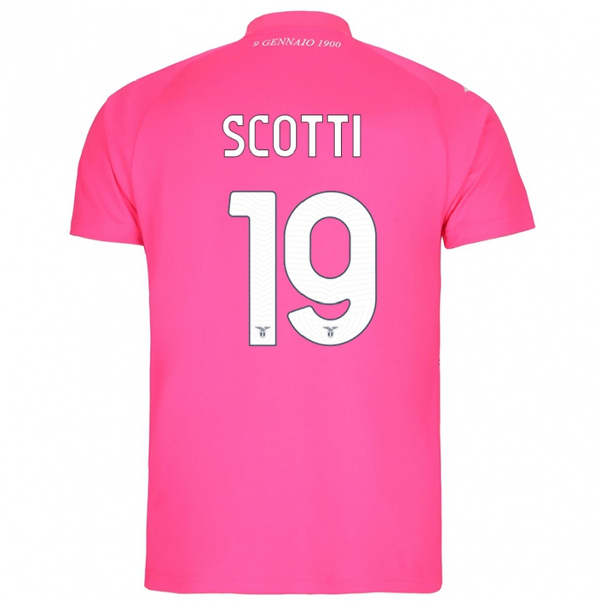 גברים כדורגל Asia Scotti #19 ורוד עמוק חולצת שוער 2025/26