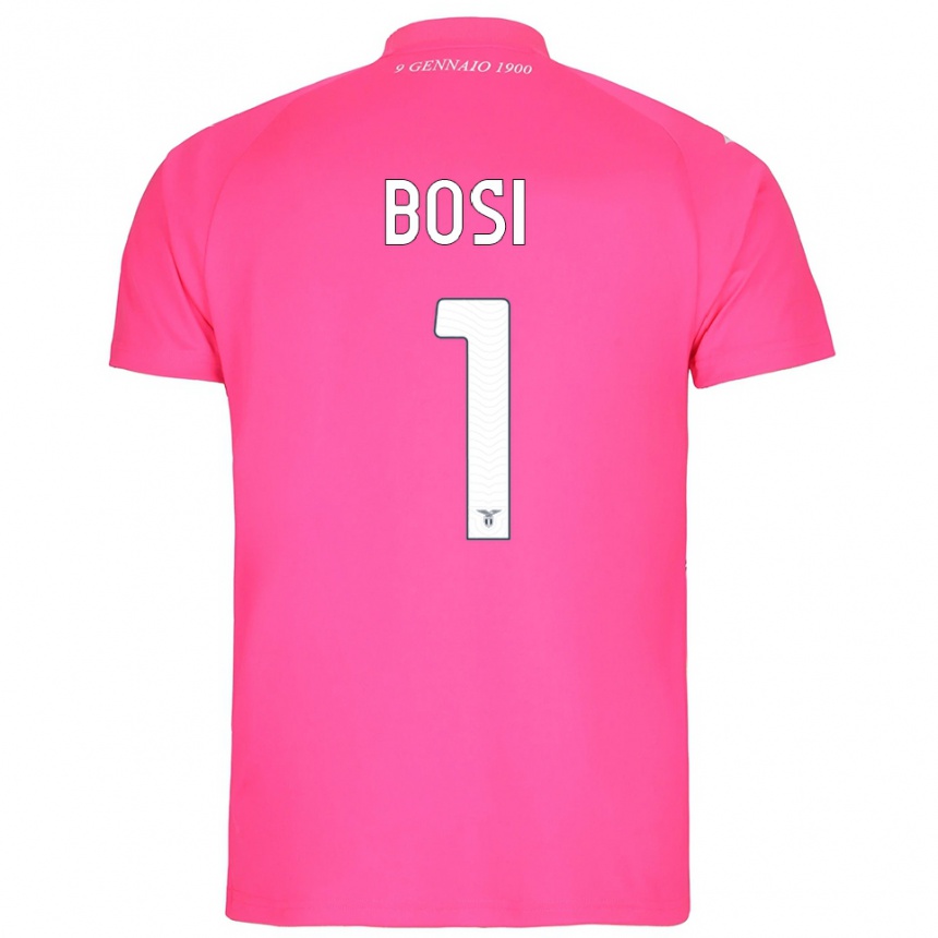 גברים כדורגל ג'ואל בוסי #1 ורוד עמוק חולצת שוער 2025/26