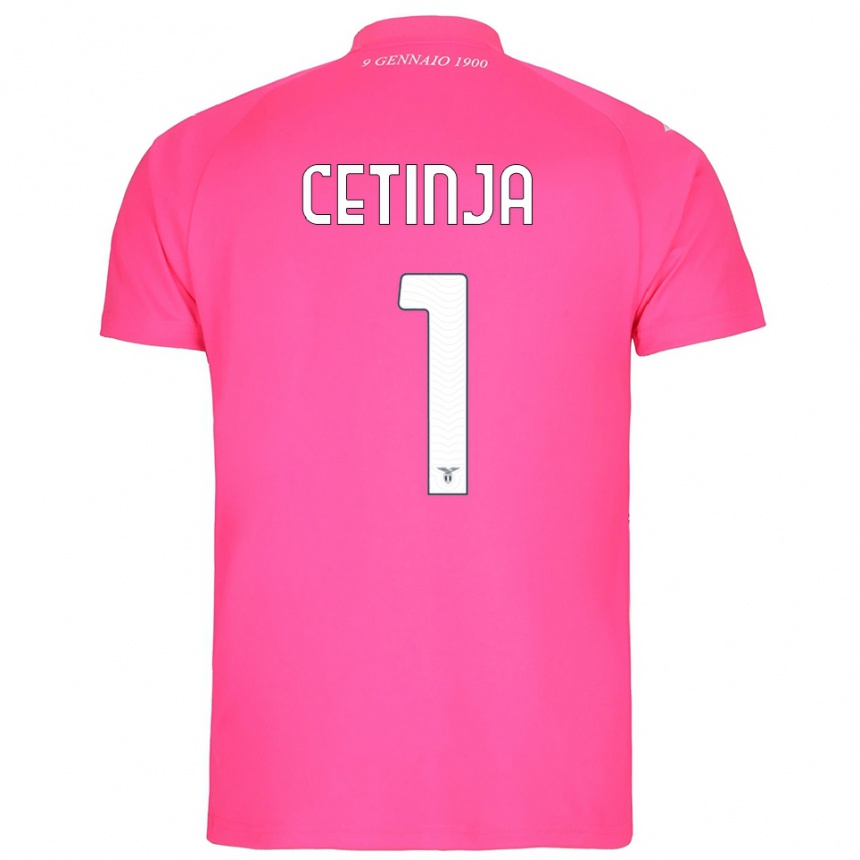 גברים כדורגל שרה סטיניה #1 ורוד עמוק חולצת שוער 2025/26