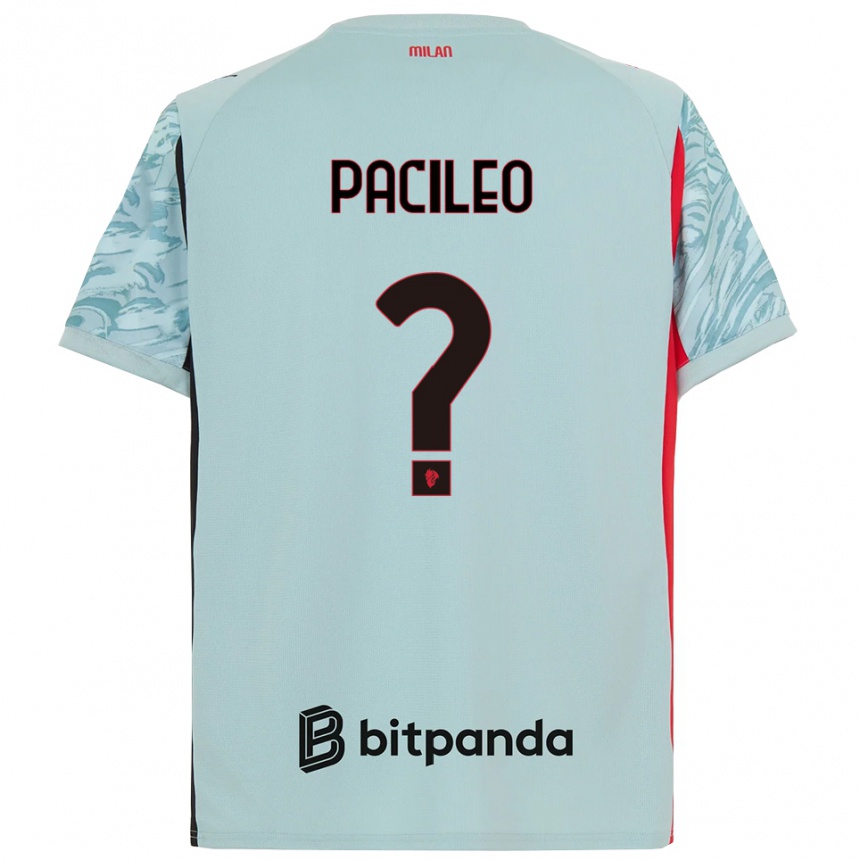 גברים כדורגל Alessandro Pacileo #0 כחול בהיר אדום חולצת שוער 2025/26