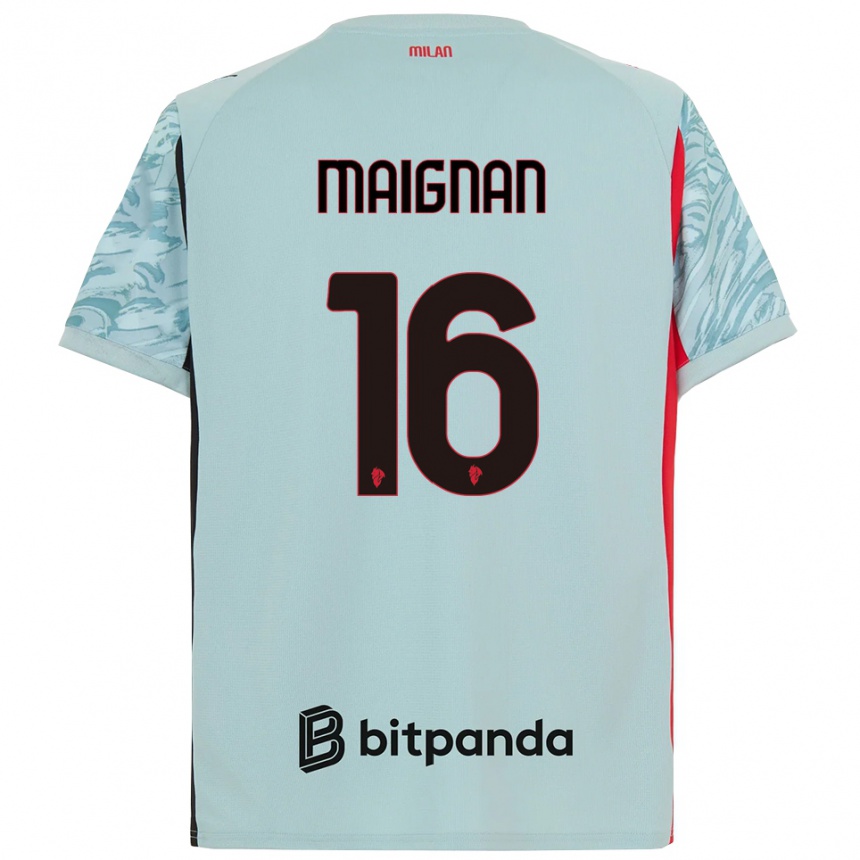 גברים כדורגל מייק מניאן #16 כחול בהיר אדום חולצת שוער 2025/26