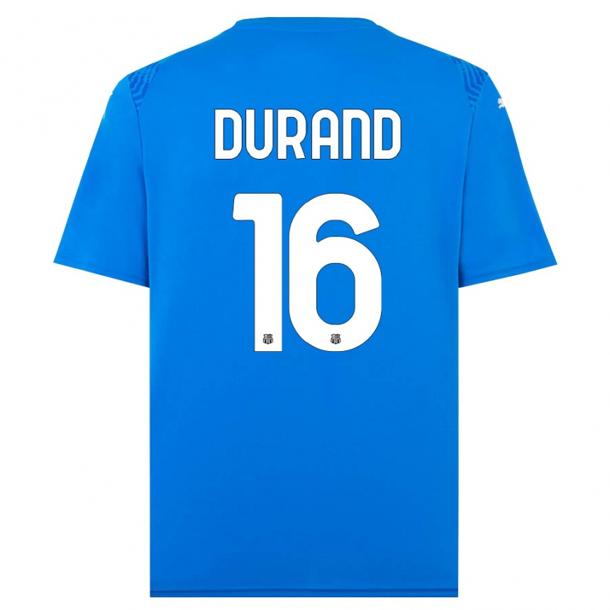 גברים כדורגל סולן דוראן #16 כחול לבן חולצת שוער 2025/26