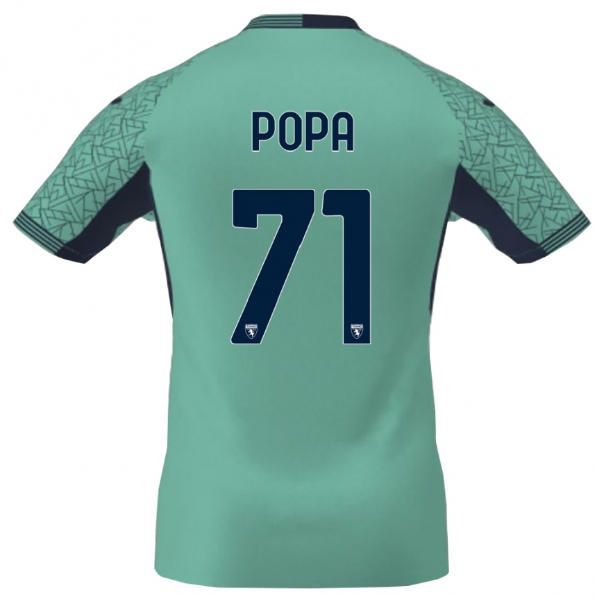 גברים כדורגל מיכאי פופה #71 לגונה כחולה חולצת שוער 2025/26