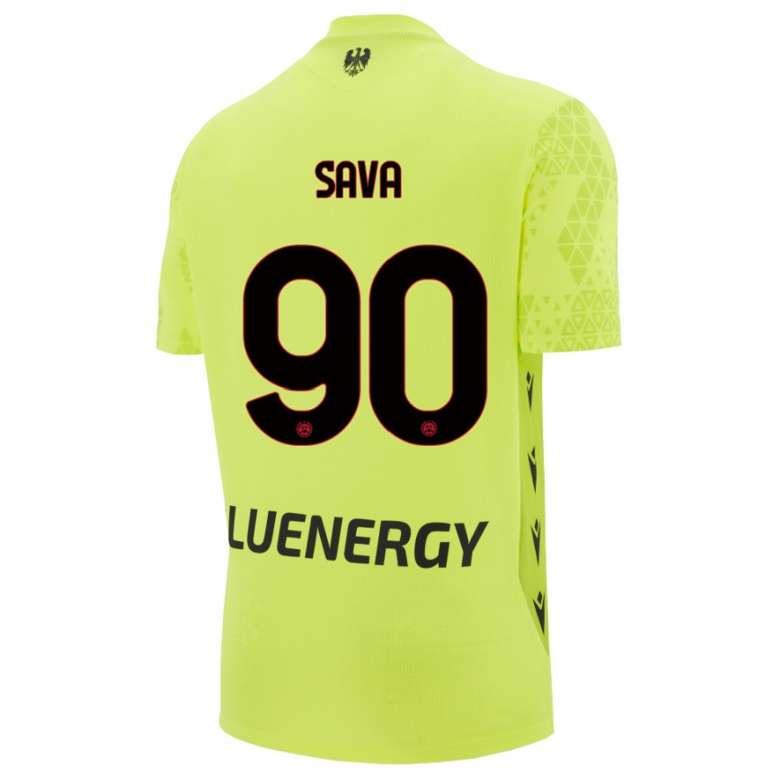 גברים כדורגל רזבאן סאווה #90 ירוק צהוב שחור חולצת שוער 2025/26