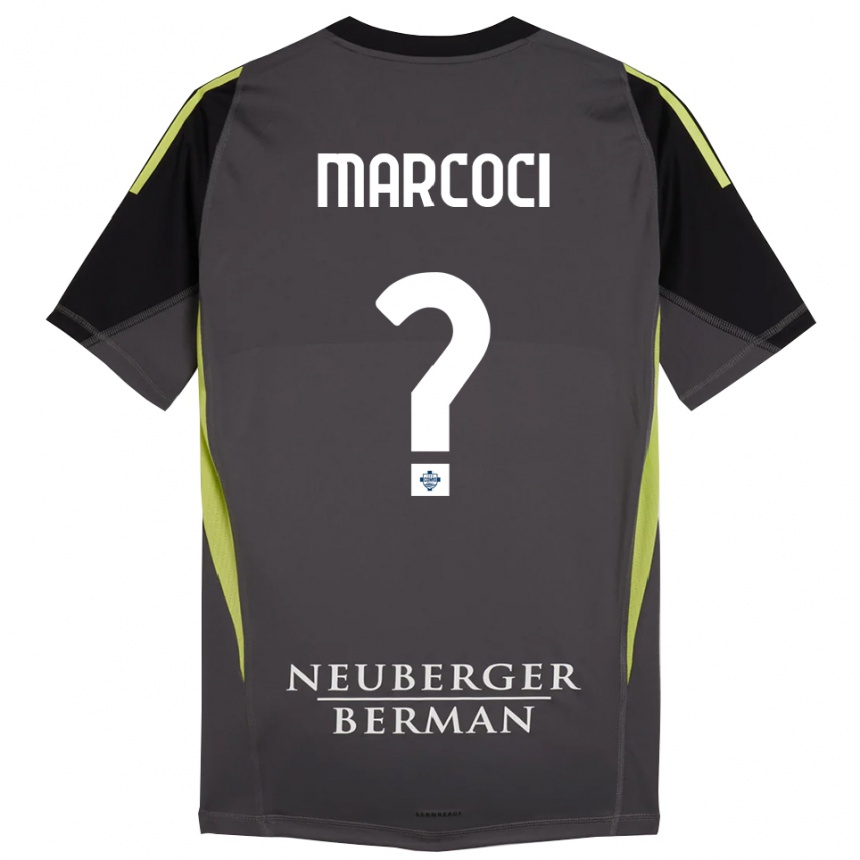 גברים כדורגל Alexandru Marcoci #0 שחור ירוק בהיר חולצת שוער 2025/26