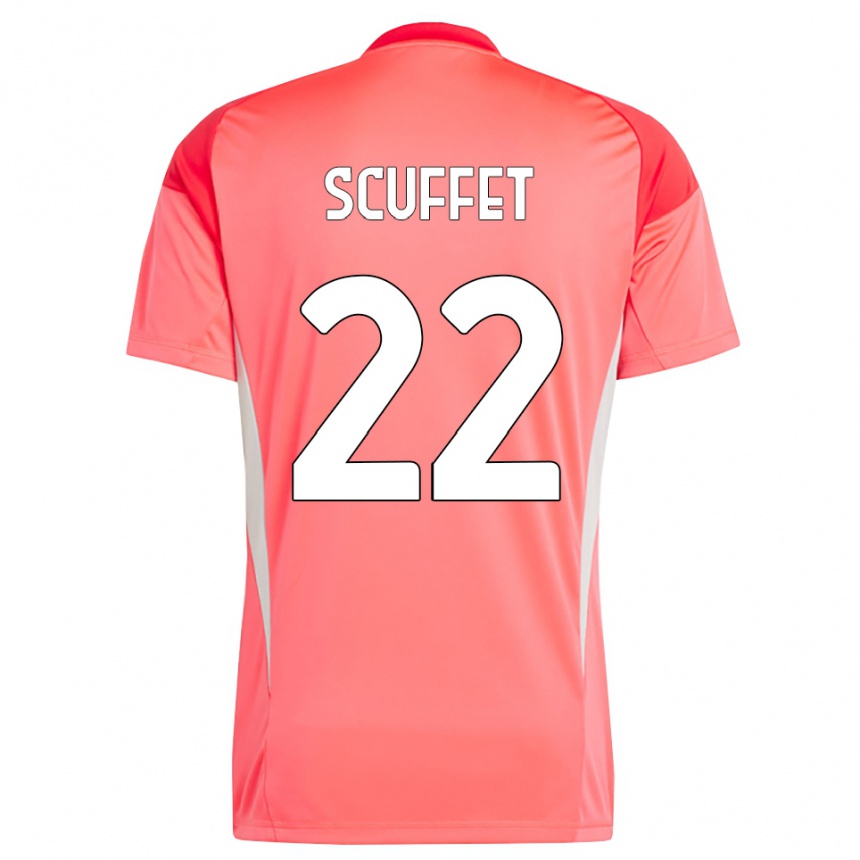 גברים כדורגל סימונה סקופט #22 לבן אדום חולצת שוער 2025/26