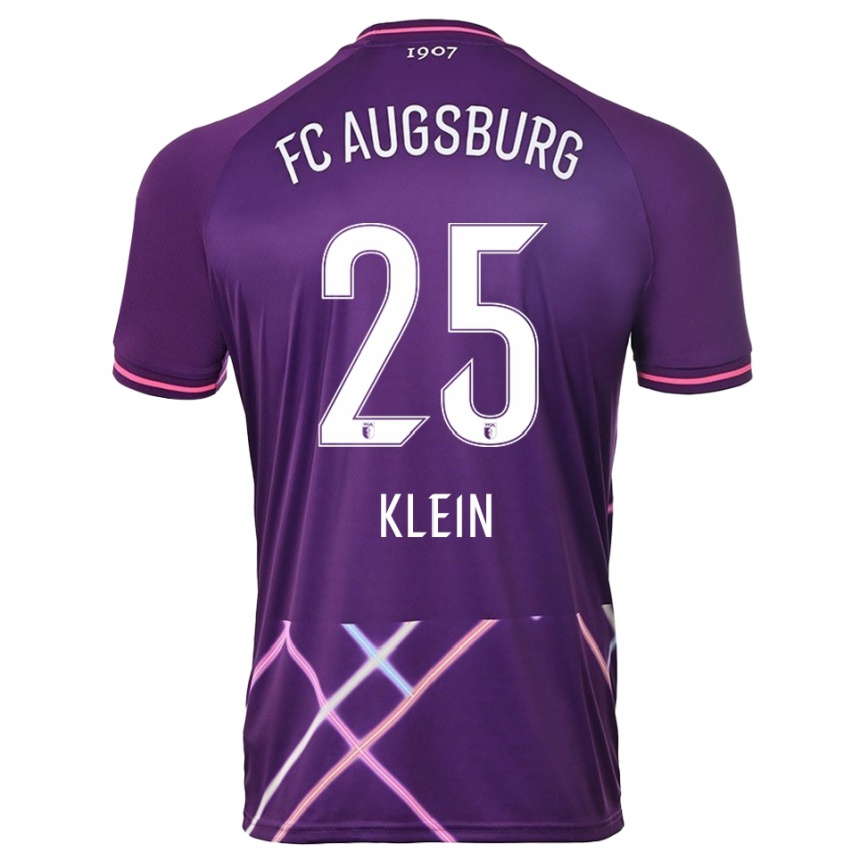 גברים כדורגל Daniel Klein #25 סגול ורוד חולצת שוער 2025/26