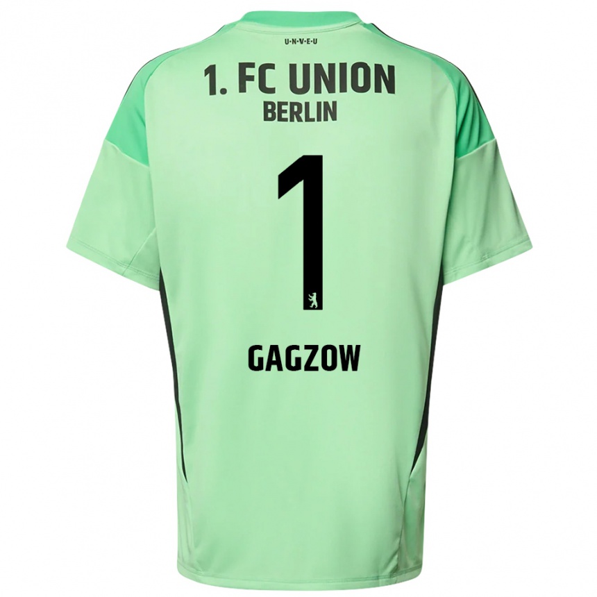 גברים כדורגל Fritz Gagzow #1 שחור ירוק בהיר חולצת שוער 2025/26