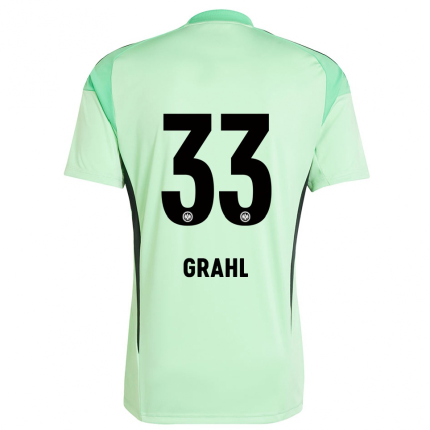 גברים כדורגל ינס גראהל #33 שחור ירוק בהיר חולצת שוער 2025/26