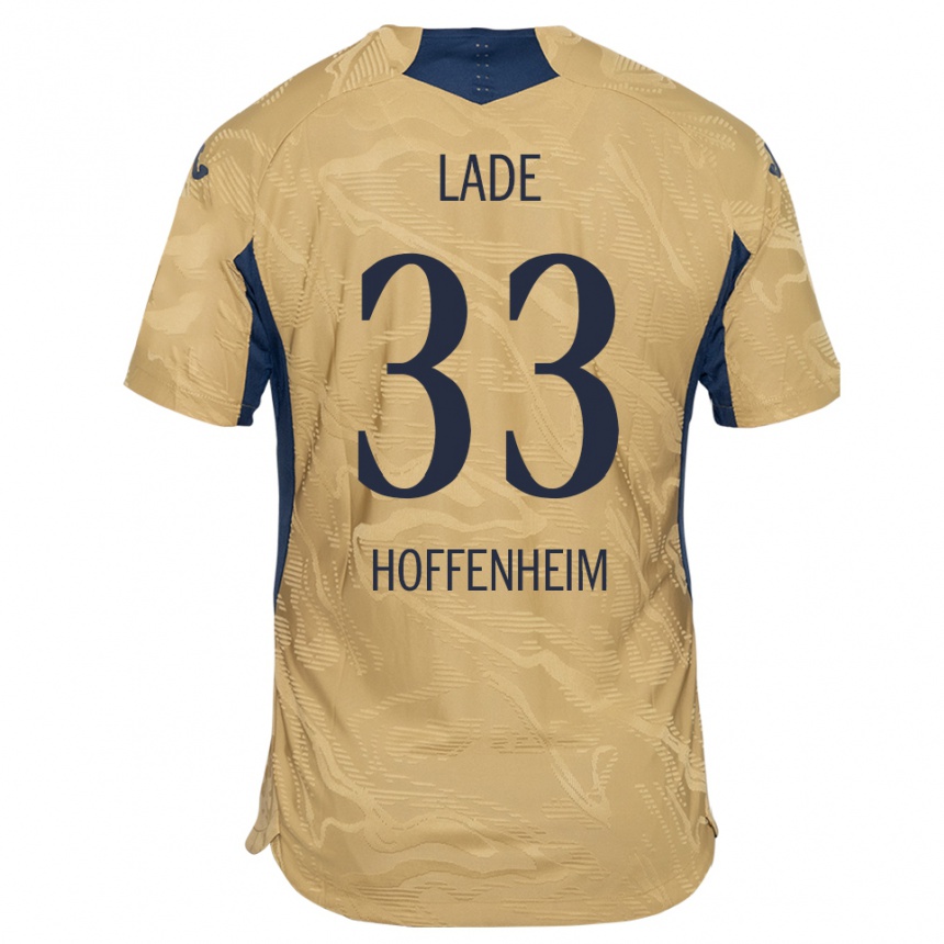 גברים כדורגל בנג׳מין לאדה #33 שחור שזוף חולצת שוער 2025/26