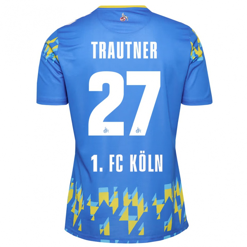 גברים כדורגל טוביאס טראוטנר #27 כחול תירס חולצת שוער 2025/26