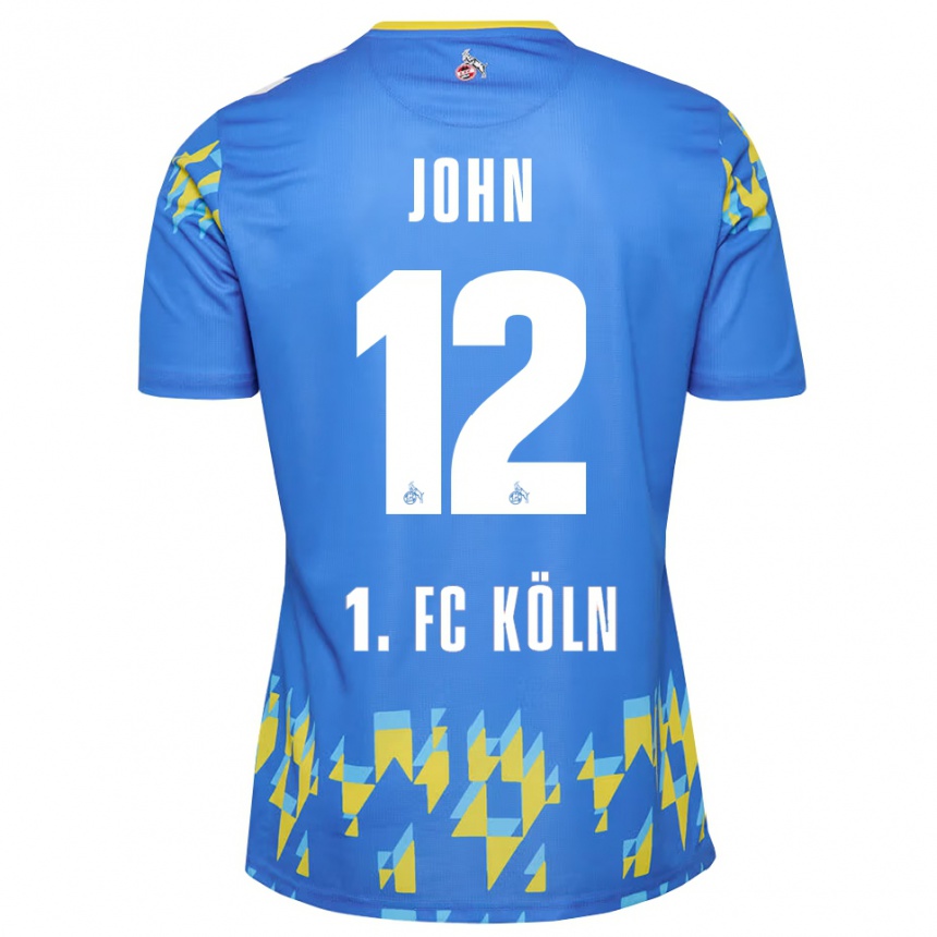 גברים כדורגל Neven John #12 כחול תירס חולצת שוער 2025/26
