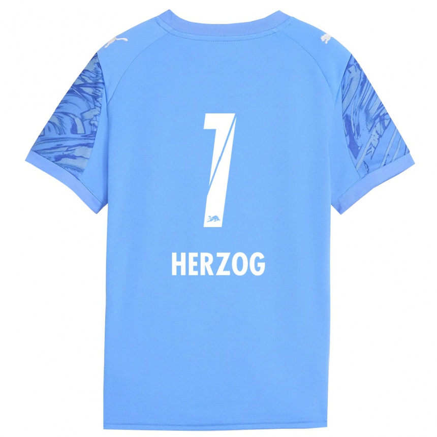 גברים כדורגל אלווירה הרצוג #1 כחול מלכותי אדום חולצת שוער 2025/26