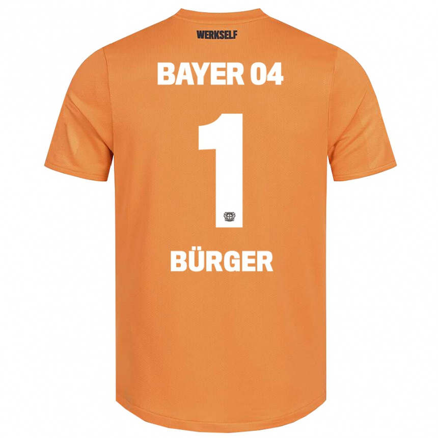 גברים כדורגל Elias Bürger #1 חום חולי חולצת שוער 2025/26