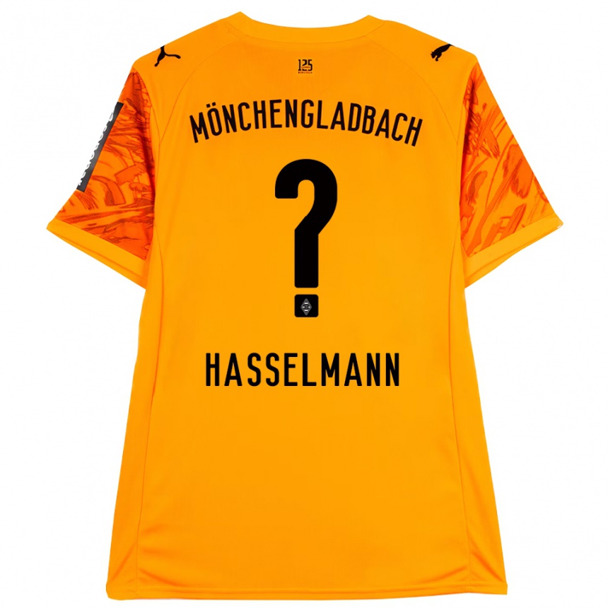 גברים כדורגל נינה האסלמן #0 שחור צהוב כתום חולצת שוער 2025/26