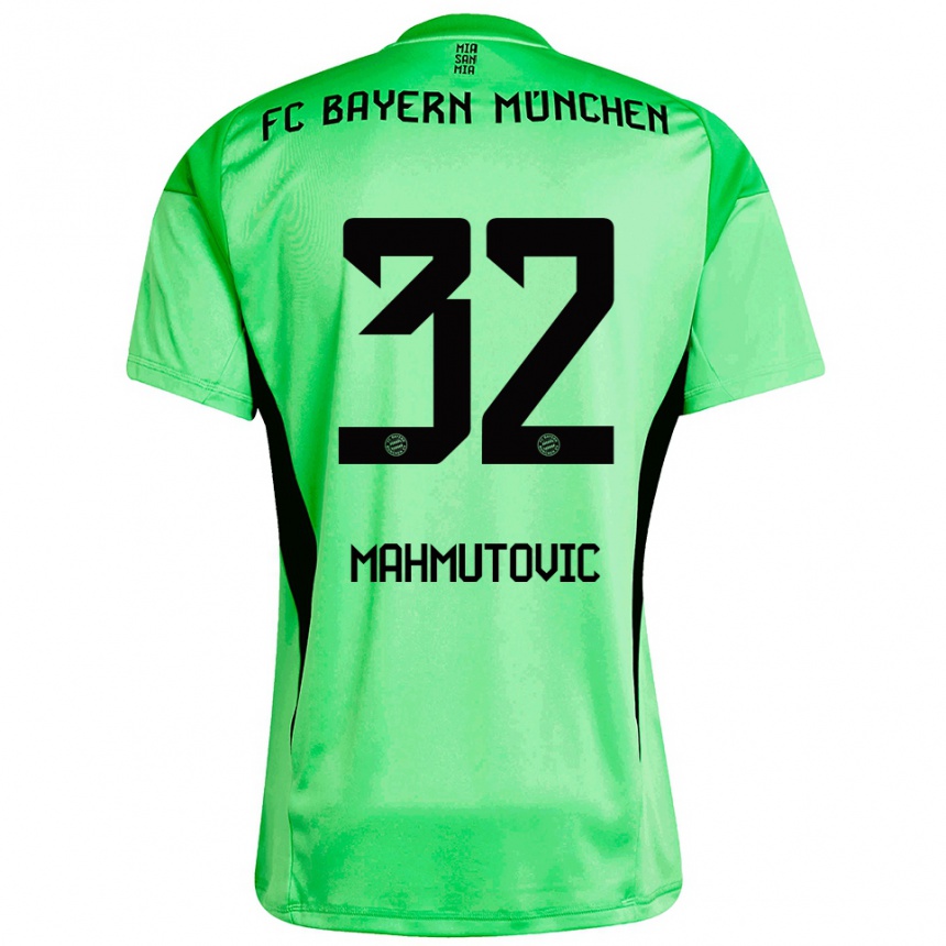 גברים כדורגל אנה ממוטוביץ׳ #32 ירוק אביבי בינוני חולצת שוער 2025/26