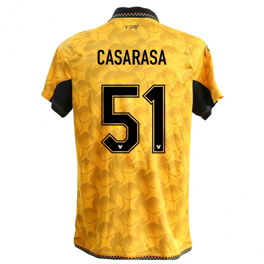 גברים כדורגל אסיה קסרסה #51 שחור צהוב חולצת שוער 2025/26