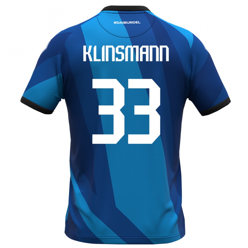 גברים כדורגל ג'ונתן קלינסמן #33 כחול רויאל כתום חולצת שוער 2025/26