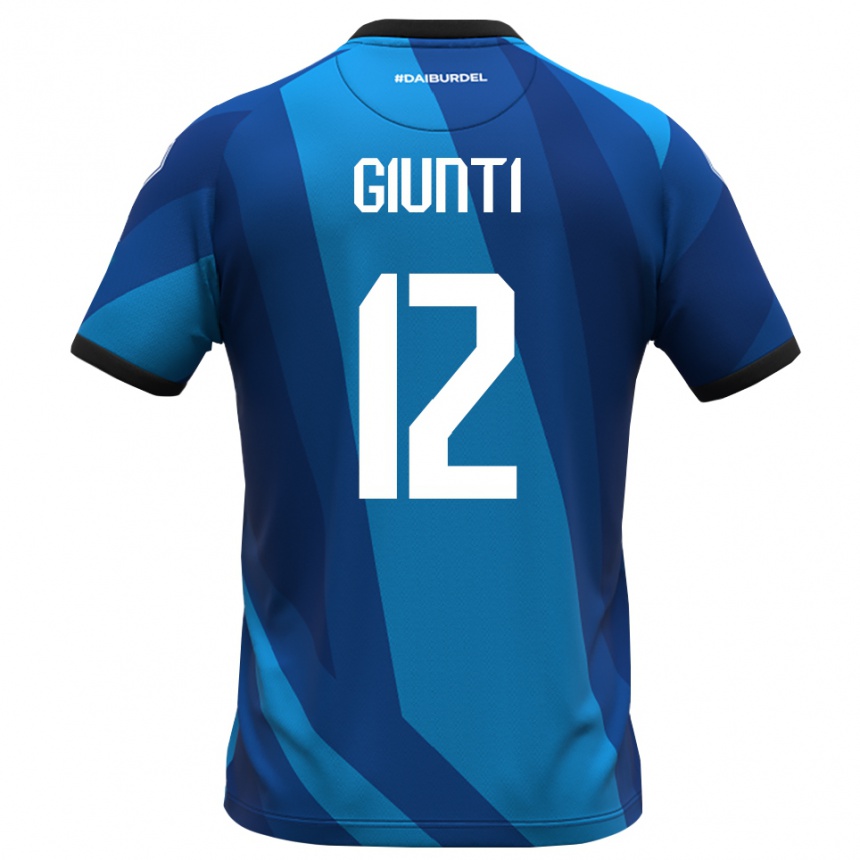 גברים כדורגל Alessandro Giunti #12 כחול רויאל כתום חולצת שוער 2025/26