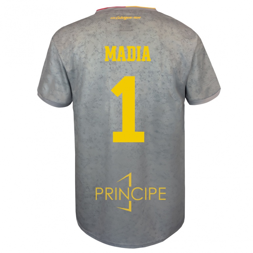 גברים כדורגל Lorenzo Madia #1 חום כסף חול חולצת שוער 2025/26