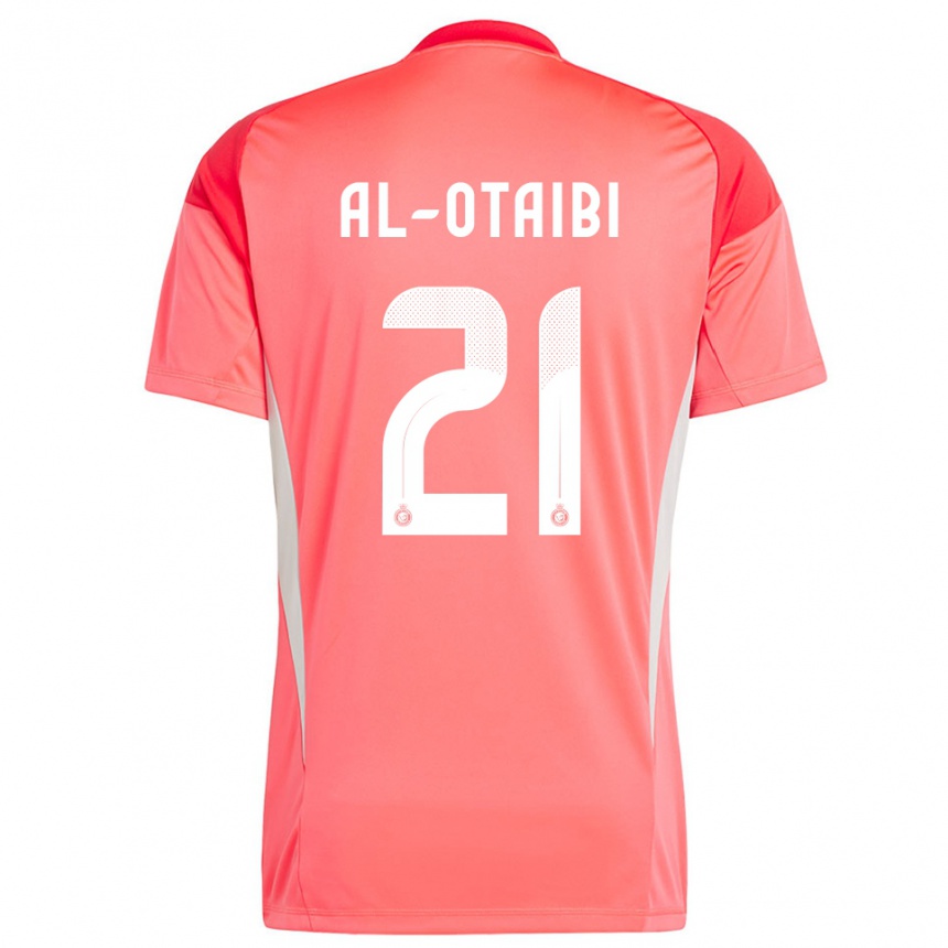 גברים כדורגל Abdulrahman Al-Otaibi #21 לבן צהוב כתום חולצת שוער 2025/26