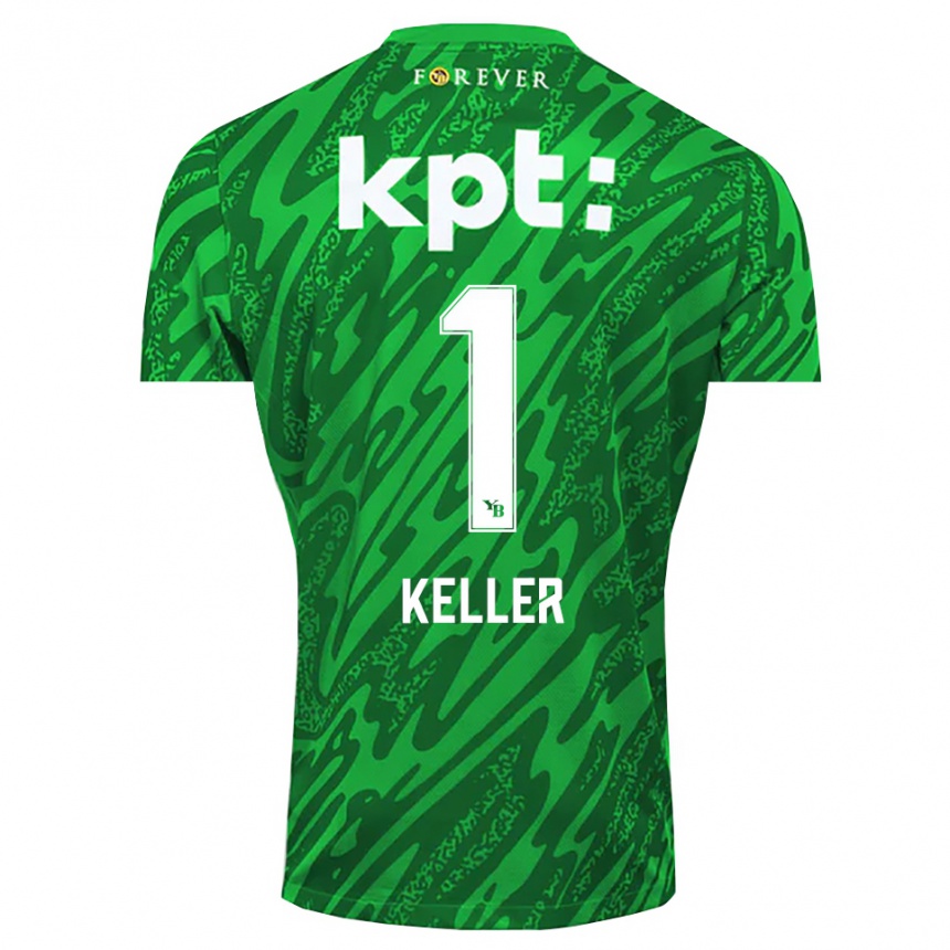 גברים כדורגל מרווין קלר #1 לבן ירוק חולצת שוער 2025/26