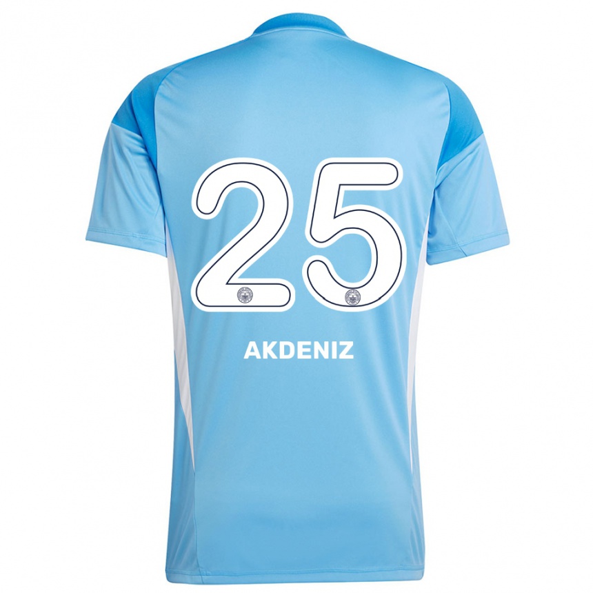 גברים כדורגל Zeynep Akdeniz #25 לבן כחול רויאל חולצת שוער 2025/26