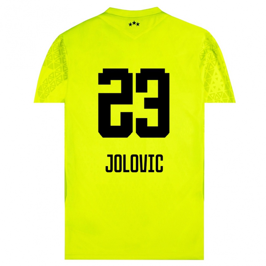 גברים כדורגל Bogdan Jolovic #23 שחור אפור עמום חולצת שוער 2025/26