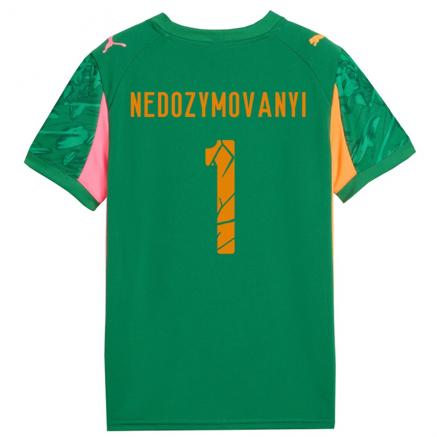 גברים כדורגל Artem Nedozymovanyi #1 סגול לילך חולצת שוער 2025/26