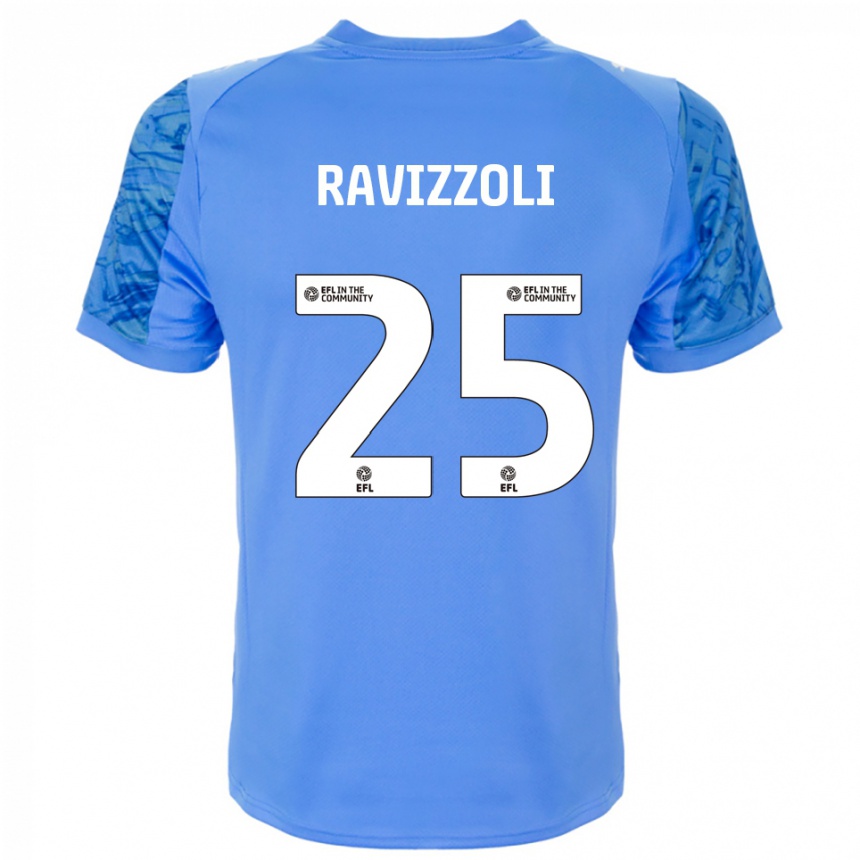 גברים כדורגל פרנקו רוויסולי #25 כחול דודג'ר חולצת שוער 2025/26