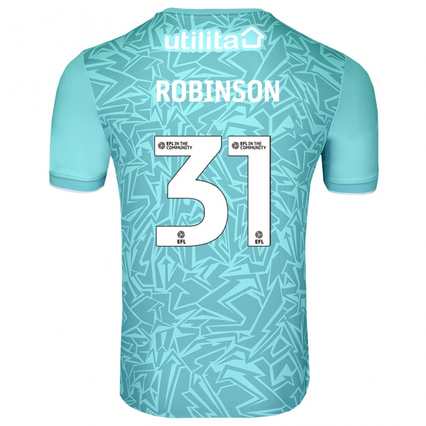 גברים כדורגל Leah Robinson #31 כחול בהיר חולצת שוער 2025/26