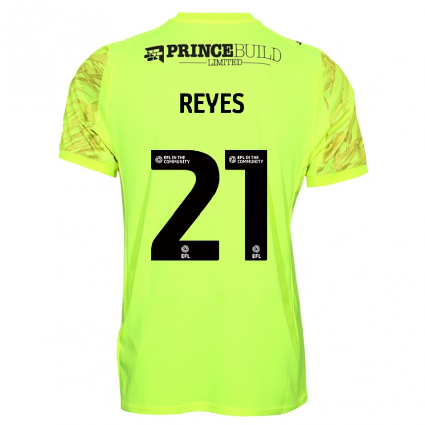 גברים כדורגל ויסנטה רייס #21 שחור ירוק פלורסנט חולצת שוער 2025/26