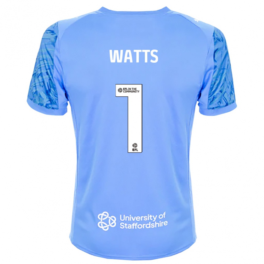 גברים כדורגל Connie Watts #1 כחול מלכותי חולצת שוער 2025/26