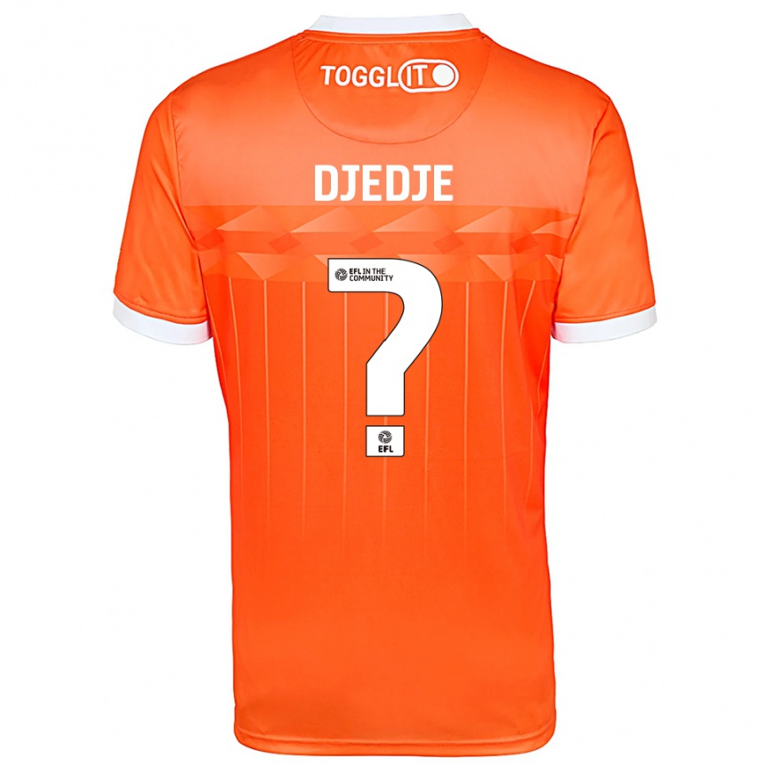 גברים כדורגל Eterne Djedje #0 לבן כתום חולצת שוער 2025/26