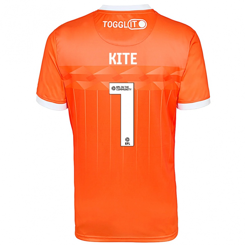 גברים כדורגל רוז ג'יין קייט #1 לבן כתום חולצת שוער 2025/26