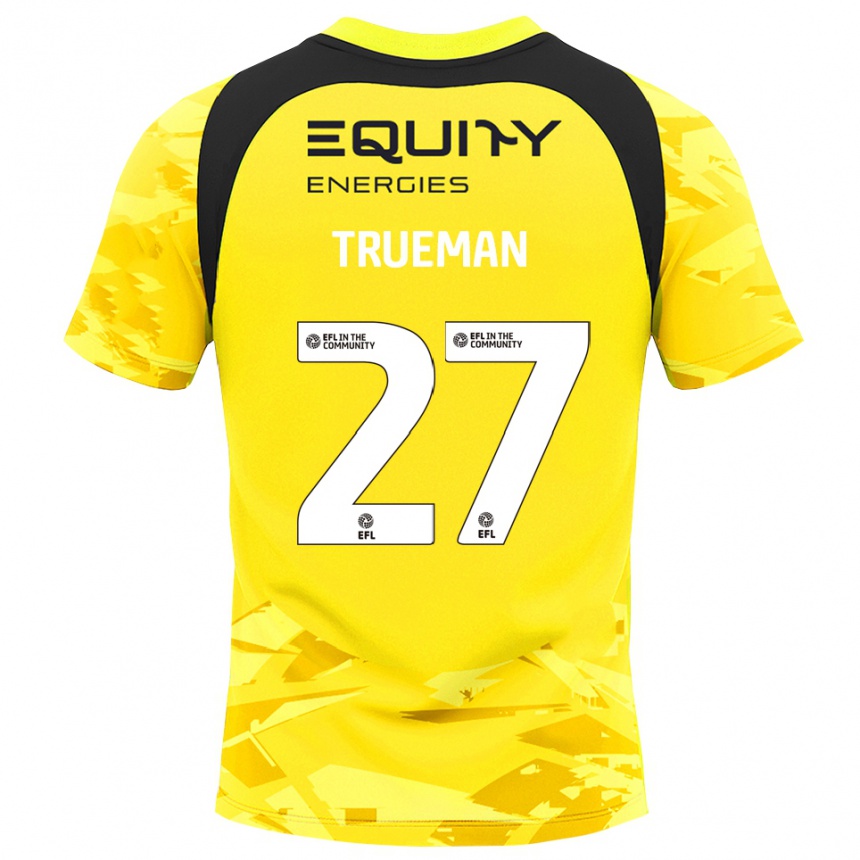 גברים כדורגל קונאל טראמן #27 אפור צהוב בהיר חולצת שוער 2025/26