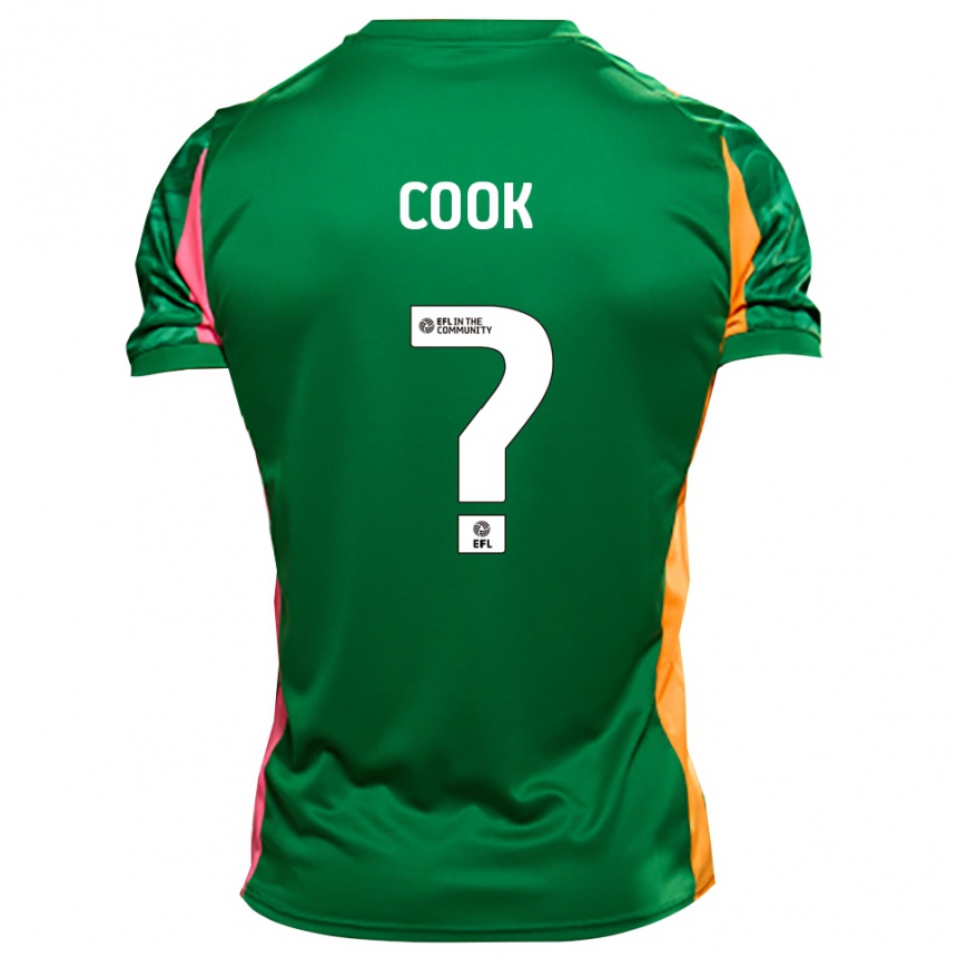 גברים כדורגל Cook #0 כתום ירוק חולצת שוער 2025/26