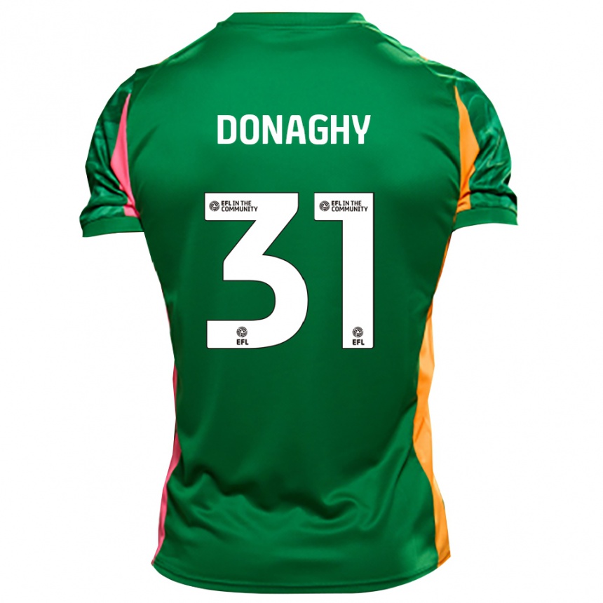 גברים כדורגל Tom Donaghy #31 כתום ירוק חולצת שוער 2025/26