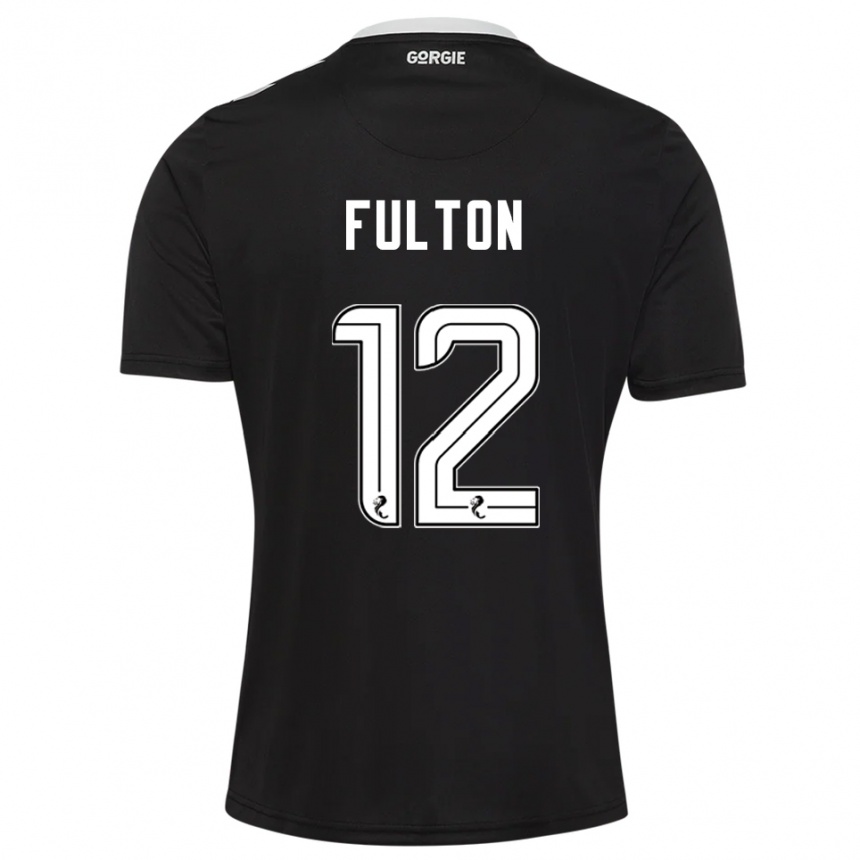 גברים כדורגל ראיין פולטון #12 בורדו כהה חולצת שוער 2025/26