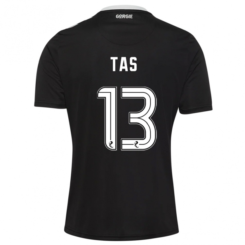 גברים כדורגל Lyndon Tas #13 בורדו כהה חולצת שוער 2025/26