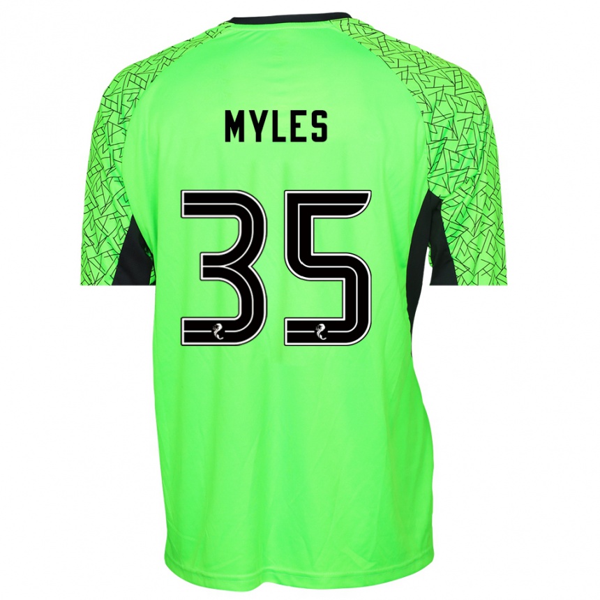 גברים כדורגל Evan Myles #35 ירוק שחור חולצת שוער 2025/26