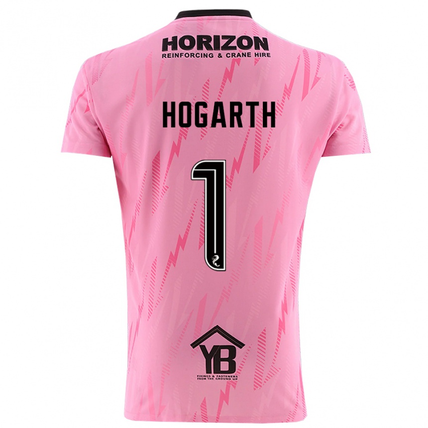 גברים כדורגל ניקי הוגארת #1 שחור ורוד חולצת שוער 2025/26