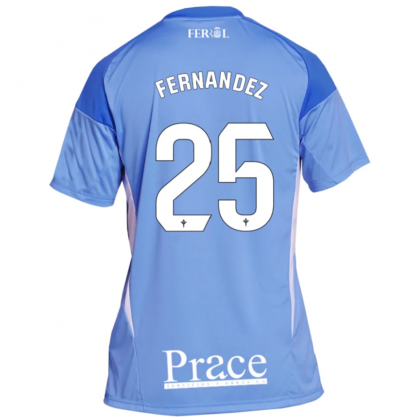 גברים כדורגל סזאר פרננדס #25 כחול בהיר לבן חולצת שוער 2025/26