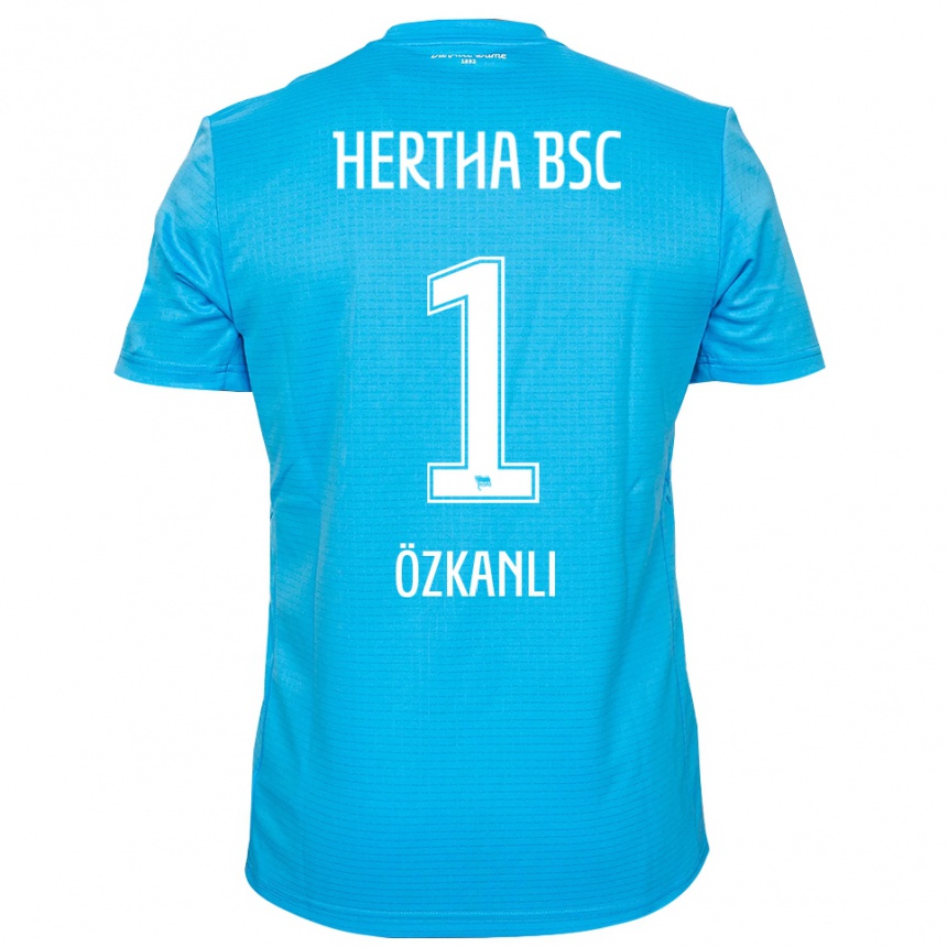 גברים כדורגל Burak Özkanli #1 כחול בהיר לבן חולצת שוער 2025/26