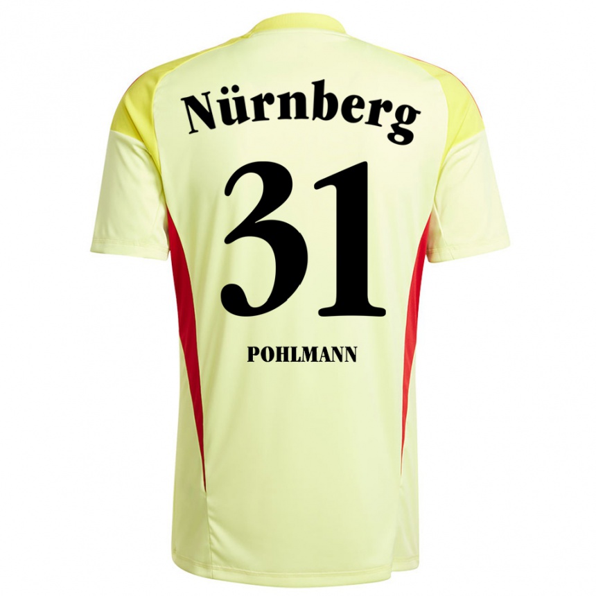 גברים כדורגל לנארט פולמן #31 צהוב שחור חולצת שוער 2025/26