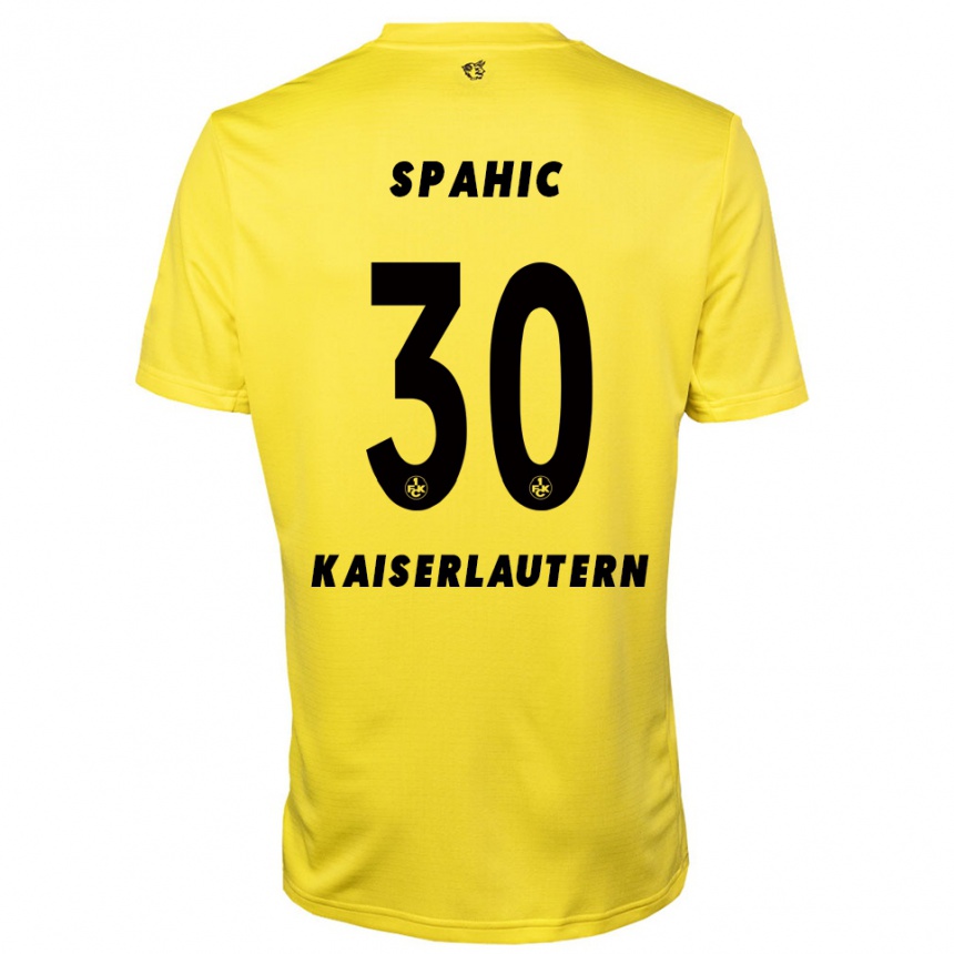 גברים כדורגל אבדו ספאהיץ׳ #30 צהוב שחור חולצת שוער 2025/26