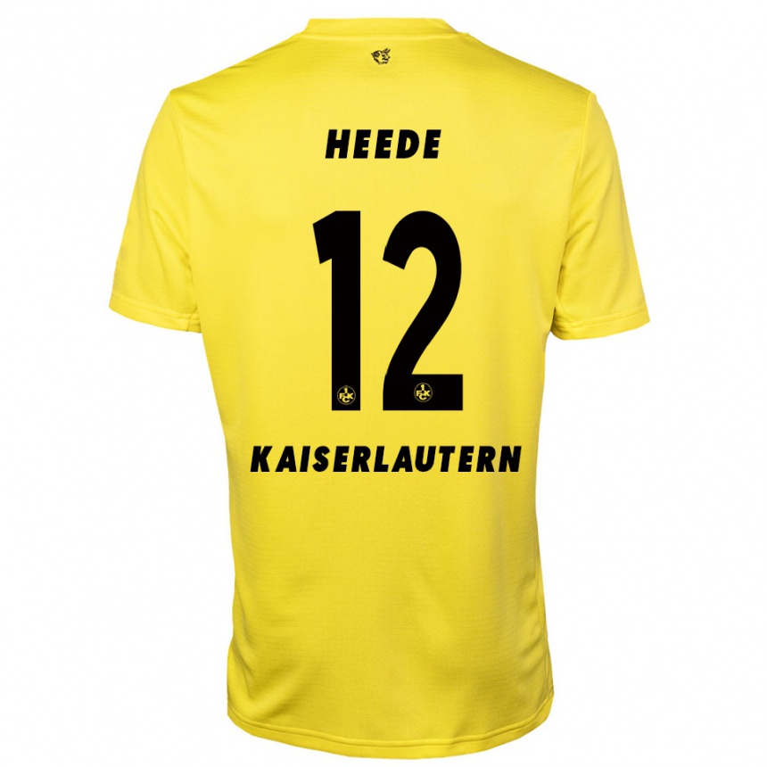 גברים כדורגל ג׳ניס הידה #12 צהוב שחור חולצת שוער 2025/26