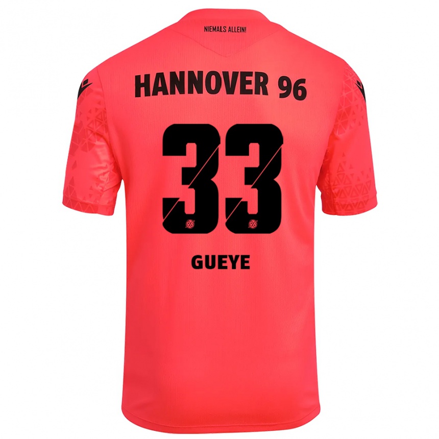 גברים כדורגל עבדולאייה גווא #33 אדום שחור חולצת שוער 2025/26