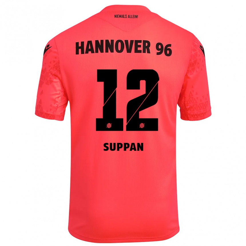 גברים כדורגל יאניק סופאן #12 אדום שחור חולצת שוער 2025/26