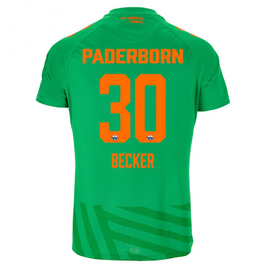 גברים כדורגל Mark Becker #30 ירוק כתום חולצת שוער 2025/26